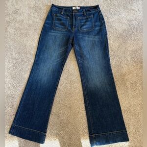 CAbi Dark Blue Flare Jeans
